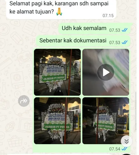 Pengiriman Papan Bunga Selamat Ronggojati Batuwarno