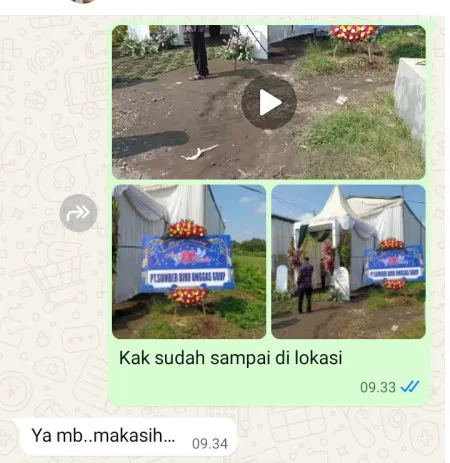 Pengiriman Karangan Bunga Ronggojati Batuwarno