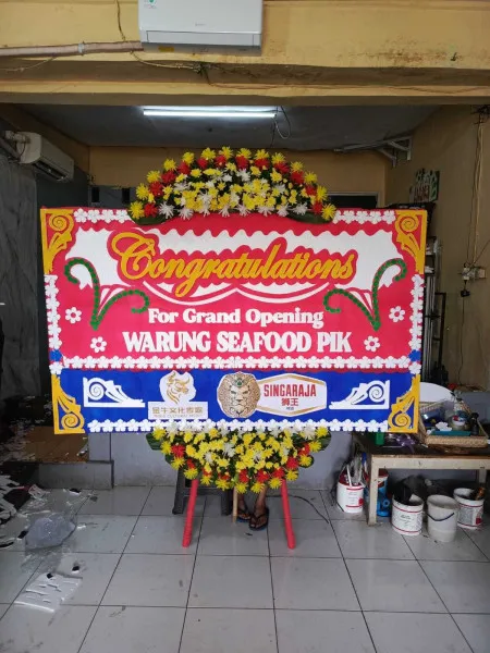 Papan Bunga Ucapan Selamat Ronggojati Batuwarno